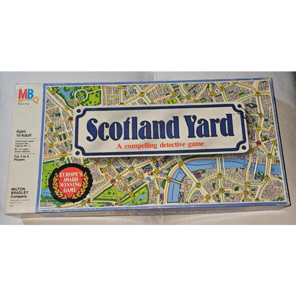 Milton Bradley Other - Vintage 1985 Scotland Yard Board Game by Milton Bradley - 100% COMPLETE